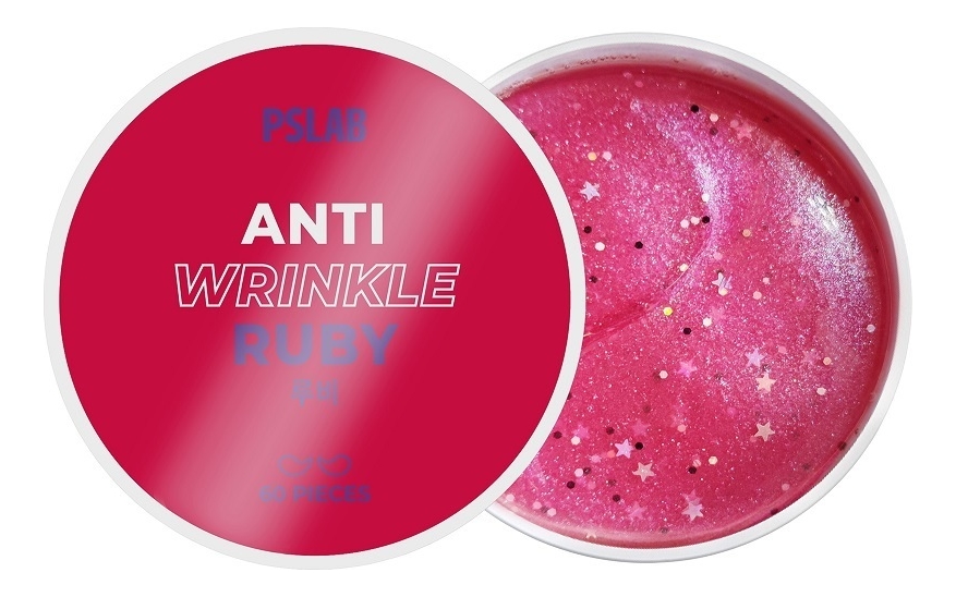 Антивозрастные гидрогелевые патчи для области вокруг глаз PS.LAB Anti Wrinkle Ruby 60шт