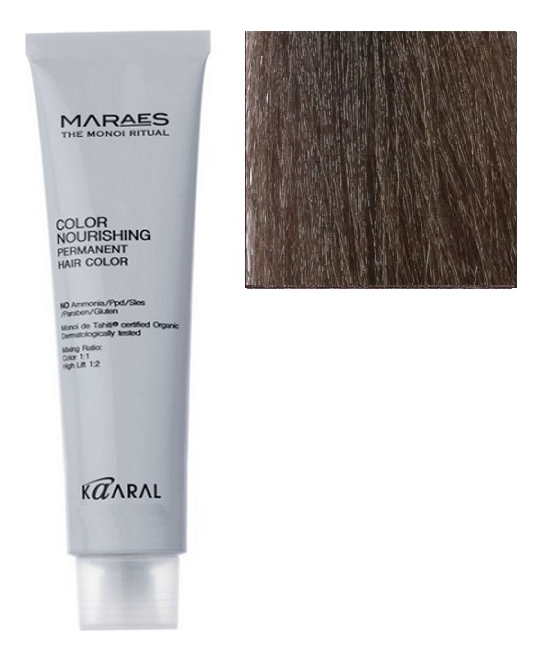 Перманентная крем-краска с низким содержанием аммиака Maraes Color Nourishing Permanent Hair 100мл: 6.0 Темный блондин