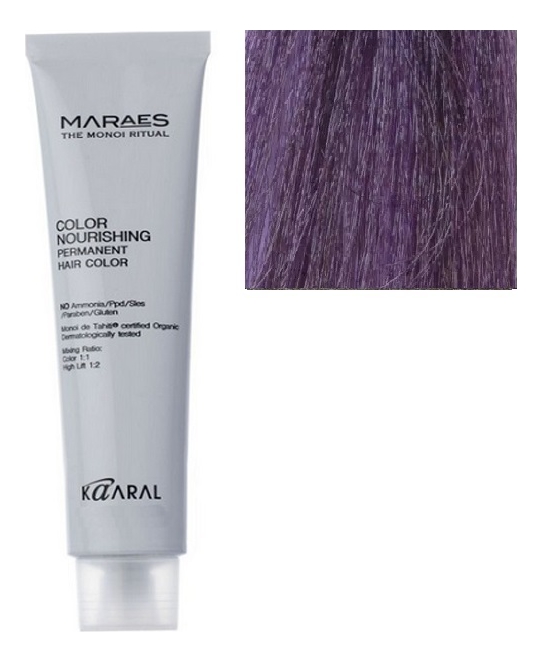 Перманентная крем-краска с низким содержанием аммиака Maraes Color Nourishing Permanent Hair 100мл: 6.2 Темно-фиолетовый блондин