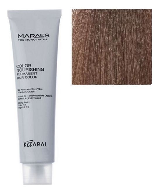 Перманентная крем-краска с низким содержанием аммиака Maraes Color Nourishing Permanent Hair 100мл: 6.44 Темный интенсивный медный блондин