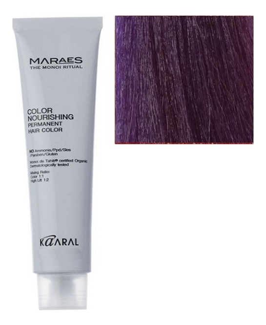 Перманентная крем-краска с низким содержанием аммиака Maraes Color Nourishing Permanent Hair 100мл: Фиолетовый