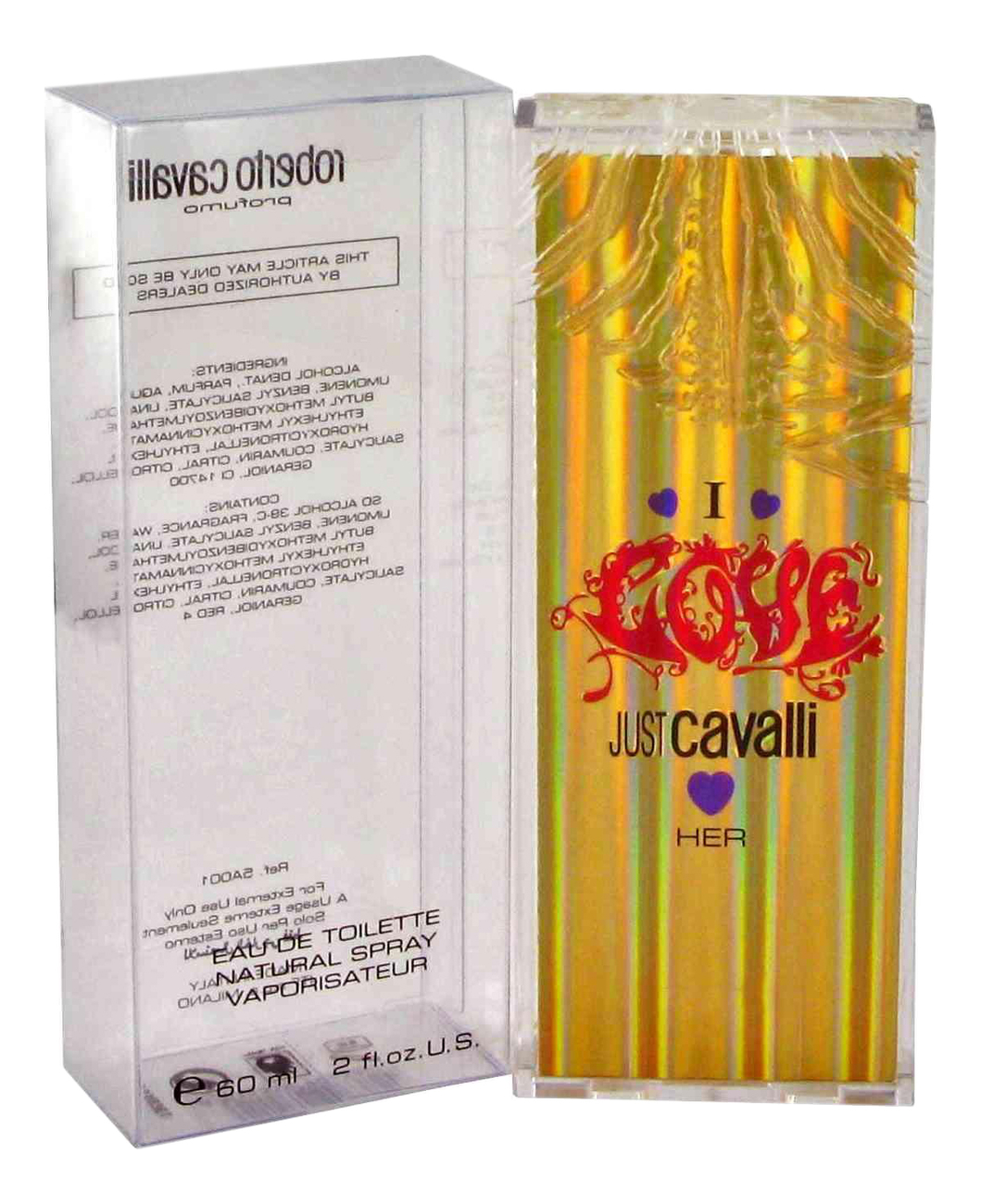 

Just Cavalli I Love Her: туалетная вода 60мл, Just Cavalli I Love Her