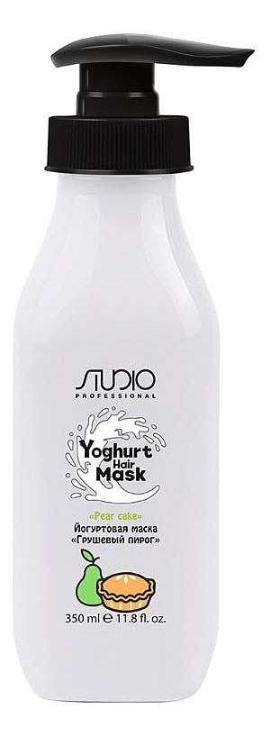 Йогуртовая маска для волос Studio Yoghyrt Hair Mask 350мл: Грушевый пирог