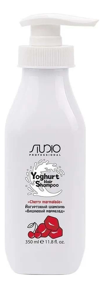 Йогуртовый шампунь для волос Studio Yoghyrt Hair Shampoo 350мл: Вишневый мармелад