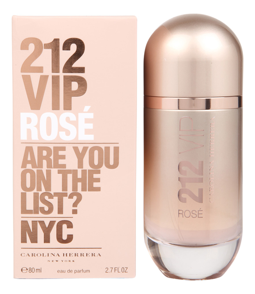 212 VIP Rose: парфюмерная вода 80мл 212 vip rose парфюмерная вода 50мл