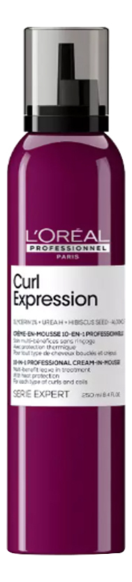 Термозащитный крем-мусс для волос Serie Expert Curl Expression 10-En-1 Creme-En-Mousse 250мл