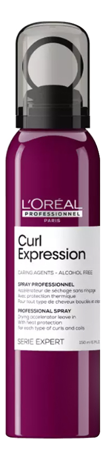 Термозащитный спрей для ускорения сушки волос Serie Expert Curl Expression Spray 150мл