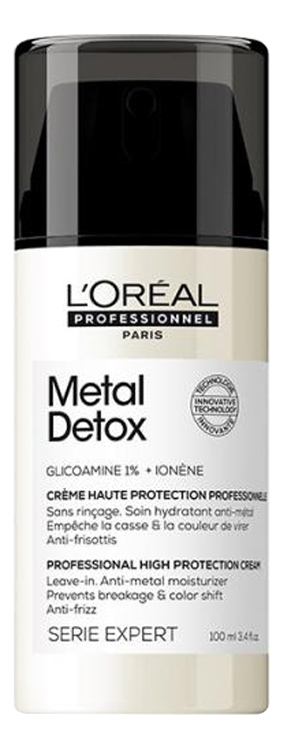 Крем для волос с двойной защитой Serie Expert Metal Detox 100мл