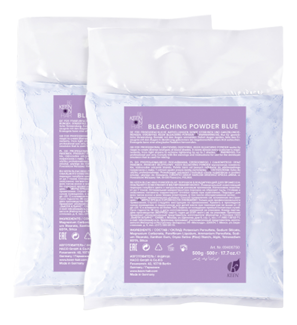 Блондирующий порошок для волос Bleaching Powder Blue: Порошок 2*500г