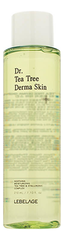 Успокаивающий тонер для лица с экстрактом чайного дерева Dr. Tea Tree Derma Skin 210мл