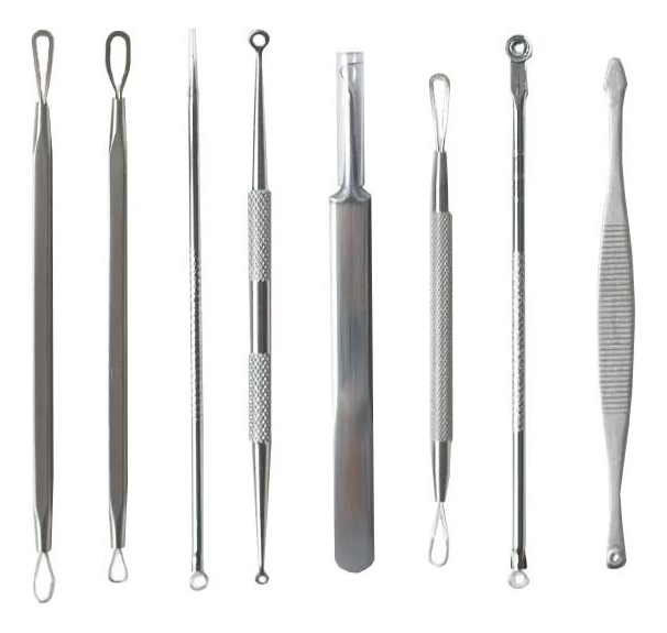 Набор косметологических инструментов для чистки лица Beautician Tool Kit