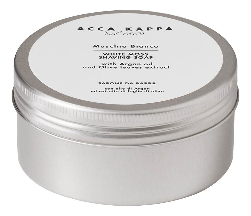 Мыло для бритья Muschio Bianco White Moss Shaving Soap 250мл
