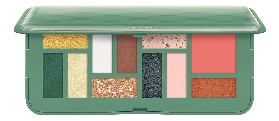 Палетка для макияжа Make-Up Pallet M 12г: Green