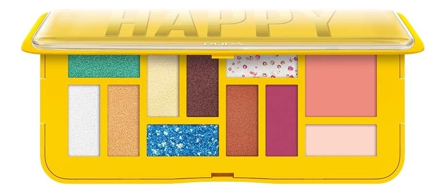 Палетка для макияжа Make-Up Pallet M 12г: Happy