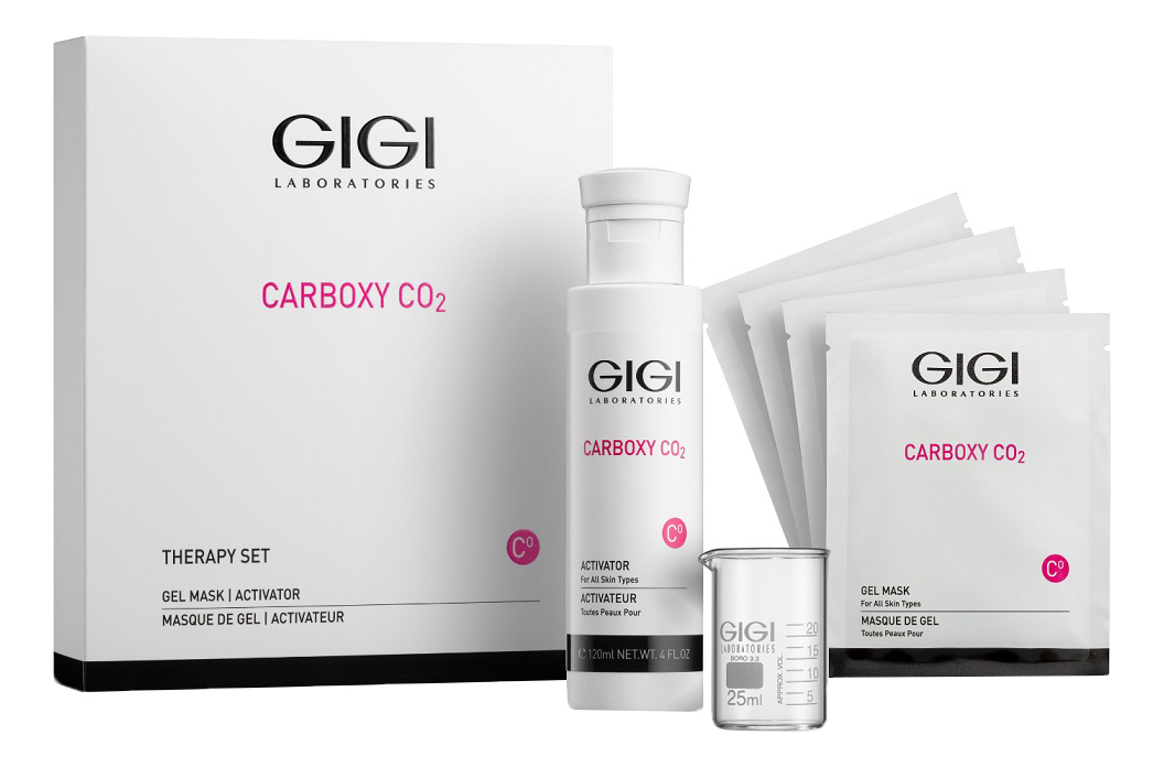 Набор для карбокситерапии Carboxy CO2 (маска 5шт + гель активирующий 120мл)
