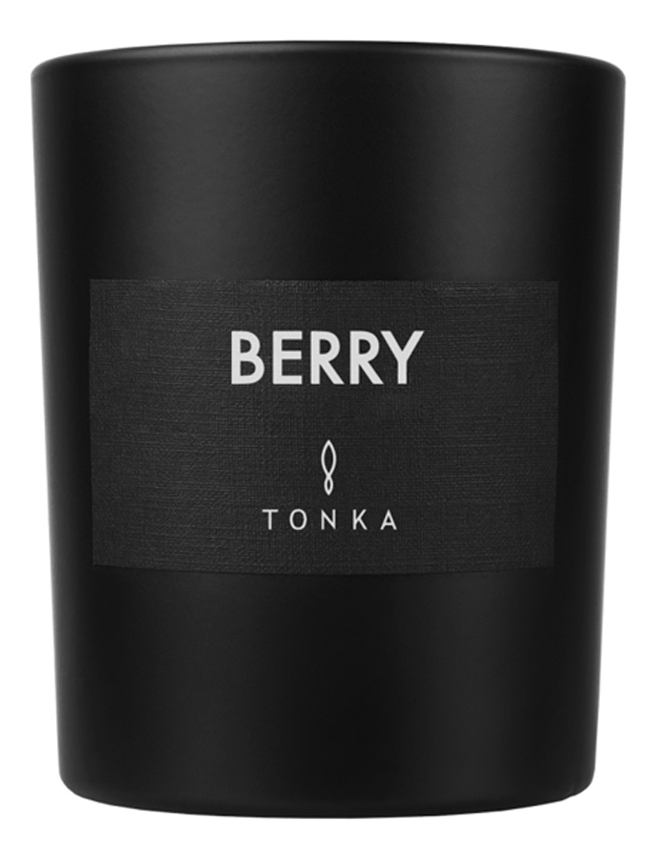 Ароматическая свеча Berry: свеча 250г (black matt) ароматическая свеча merry berry