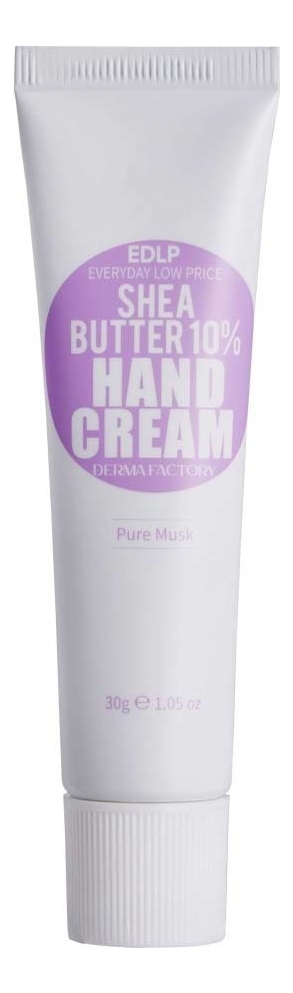 Крем для рук с маслом ши Shea Butter 10% Hand Cream 30г: Pure Musk крем для рук с маслом ши shea butter 10% hand cream 30г pure musk