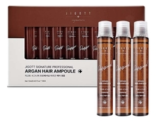 Jigott Ампульная сыворотка для волос с аргановым маслом Signature Professional Argan Hair Ampoule 10*13мл