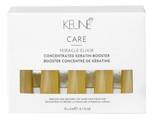 Keune Haircosmetics Бустер для волос Miracle Elixir Concentrated Keratin Booster 15x2мл