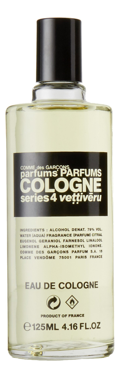 Comme des Garcons series 4 cologne vettiveru