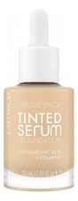 Catrice Cosmetics Тональная сыворотка для лица Nude Drop Tinted Serum Foundation 30мл
