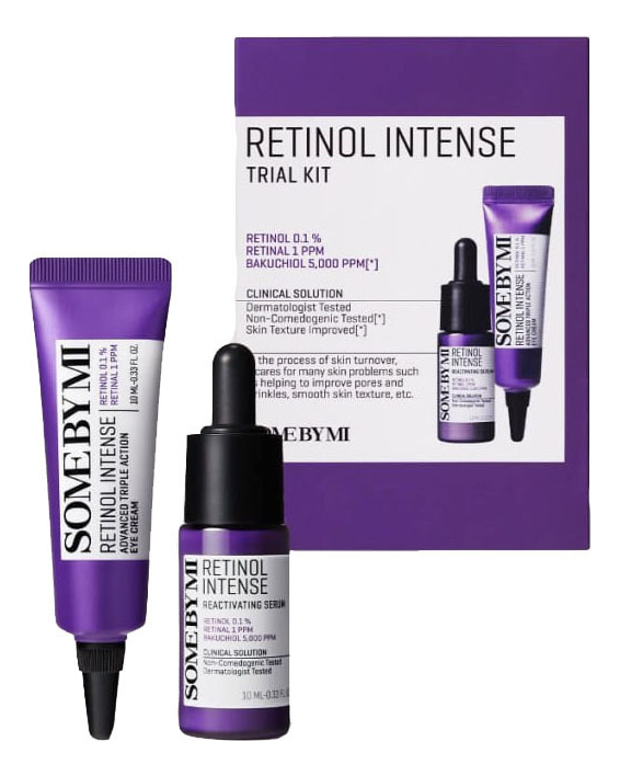 Набор для лица Retinol Intense (крем для кожи вокруг глаз 10мл + антивозрастная сыворотка 10мл)