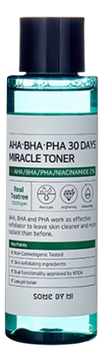 Тонер для проблемной кожи лица AHA-BHA-PHA 30 Days Miracle Toner