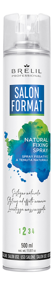 Лак для волос Salon Format Natural Fixing Spray 500мл лак для волос salon format natural fixing spray 500мл