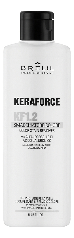 Лосьон для удаления краски с кожи головы Keraforce Color Stain Remover KF1.2 250мл