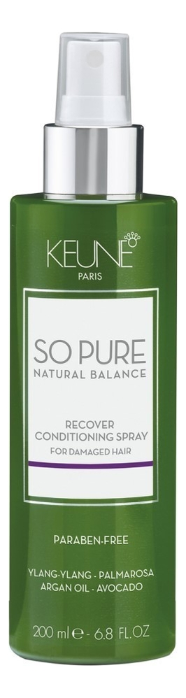 Кондиционер-спрей для волос Восстанавливающий So Pure Recover Conditioning Spray 200мл