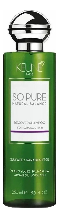 Шампунь для волос Восстанавливающий So Pure Recover Shampoo: Шампунь 250мл шампунь для волос обновляющий so pure exfoliating shampoo шампунь 250мл