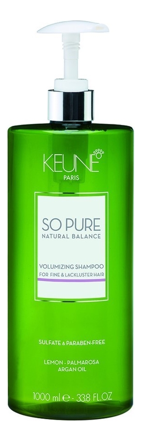 Шампунь для волос придающий объем So Pure Volume Shampoo: Шампунь 1000мл