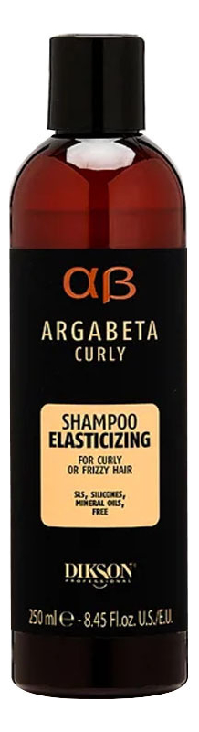 Эластичный шампунь для вьющихся волос Argabeta Curly Elasticizing Shampoo: Шампунь 250мл dikson бальзам argabeta curly balsamo elasticizing для вьющихся волос 500 мл