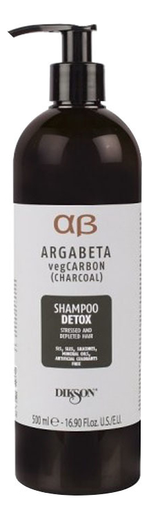 Шампунь для волос Argabeta Veg Carbon Shampoo Detox: Шампунь 500мл шампунь для волос argabeta veg keratin shampoo repair шампунь 250мл