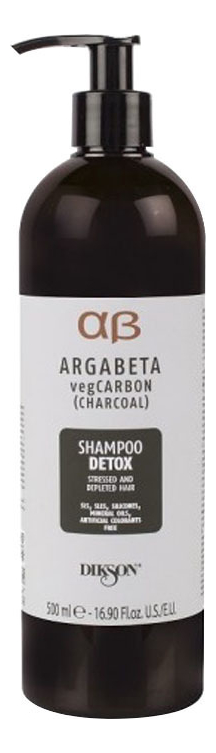 Шампунь для волос Argabeta Veg Carbon Shampoo Detox: Шампунь 500мл