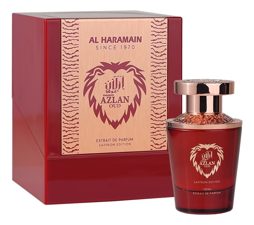 Oud saffron. Red African al Haramain Perfumes.