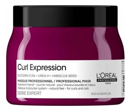 Увлажняющая маска для волос Serie Expert Curl Expression Masque: Маска 500мл интенсивно увлажняющая маска для волос serie expert curl expression riche masque маска 250мл