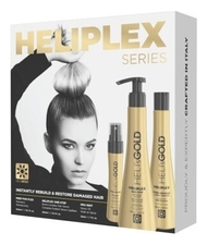 Heli's Gold Набор для волос Heliplex Series (шампунь 300мл + сыворотка 250мл + масло-спрей 30мл)