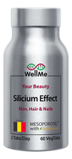 WellMe Биологическая активная добавка к пище Your Beauty Silicium Effect 60 капсул
