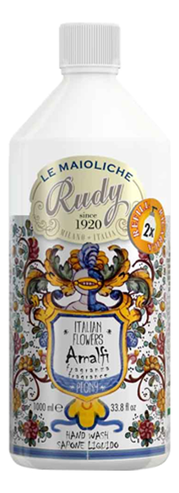 Жидкое мыло Le Maioliche Amalfi Peony: жидкое мыло 1000мл (запаска)