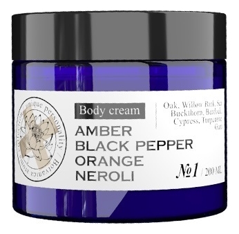 

Парфюмированный крем для тела No1 Body Cream 200мл (амбра, черный перец, апельсин, нероли)