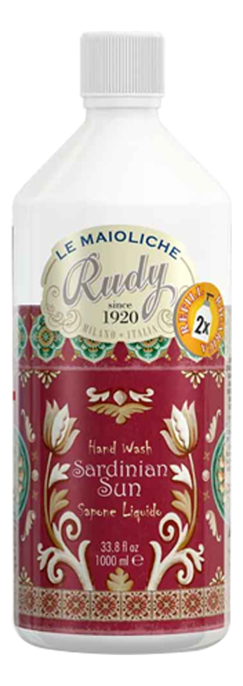 Жидкое мыло Le Maioliche Sardinian Sun: жидкое мыло 1000мл (запаска)