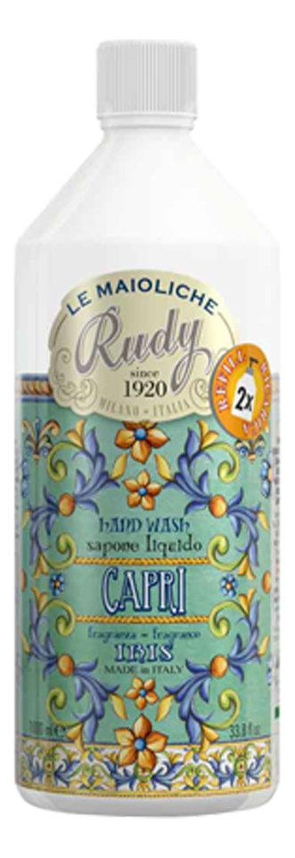 Жидкое мыло Le Maioliche Capri Iris: жидкое мыло 1000мл (запаска)