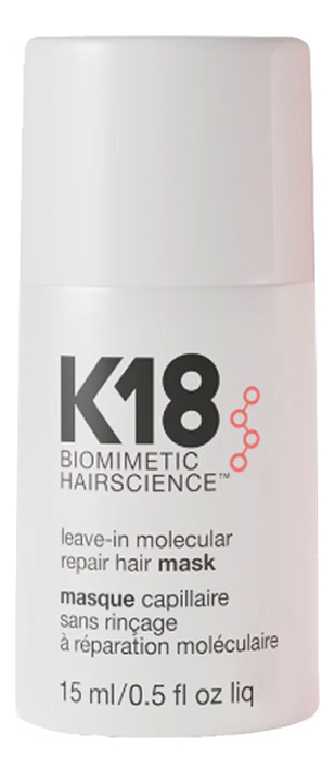 Несмываемая маска для молекулярного восстановления волос Leave-In Molecular Repair Hair Mask : Маска 15мл белита м осветляющая маска для лица ночная несмываемая galactomyces skin glow essentials 50