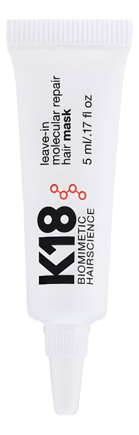 k 18 leave in molecular repair hair mask маска несмываемая для молекулярного восстановления волос 50 мл Несмываемая маска для молекулярного восстановления волос Leave-In Molecular Repair Hair Mask : Маска 5мл