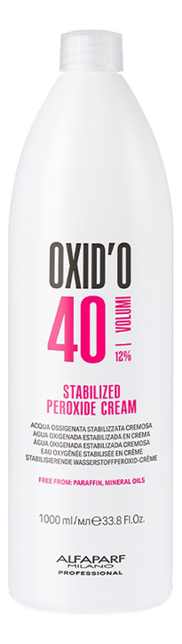Крем-окислитель Stabilized Peroxide Cream Free From OXID'O 12% 