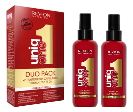 Revlon Professional Сыворотка для волос Uniq One Hair Treatment Celebration Duo Pack 2*150мл