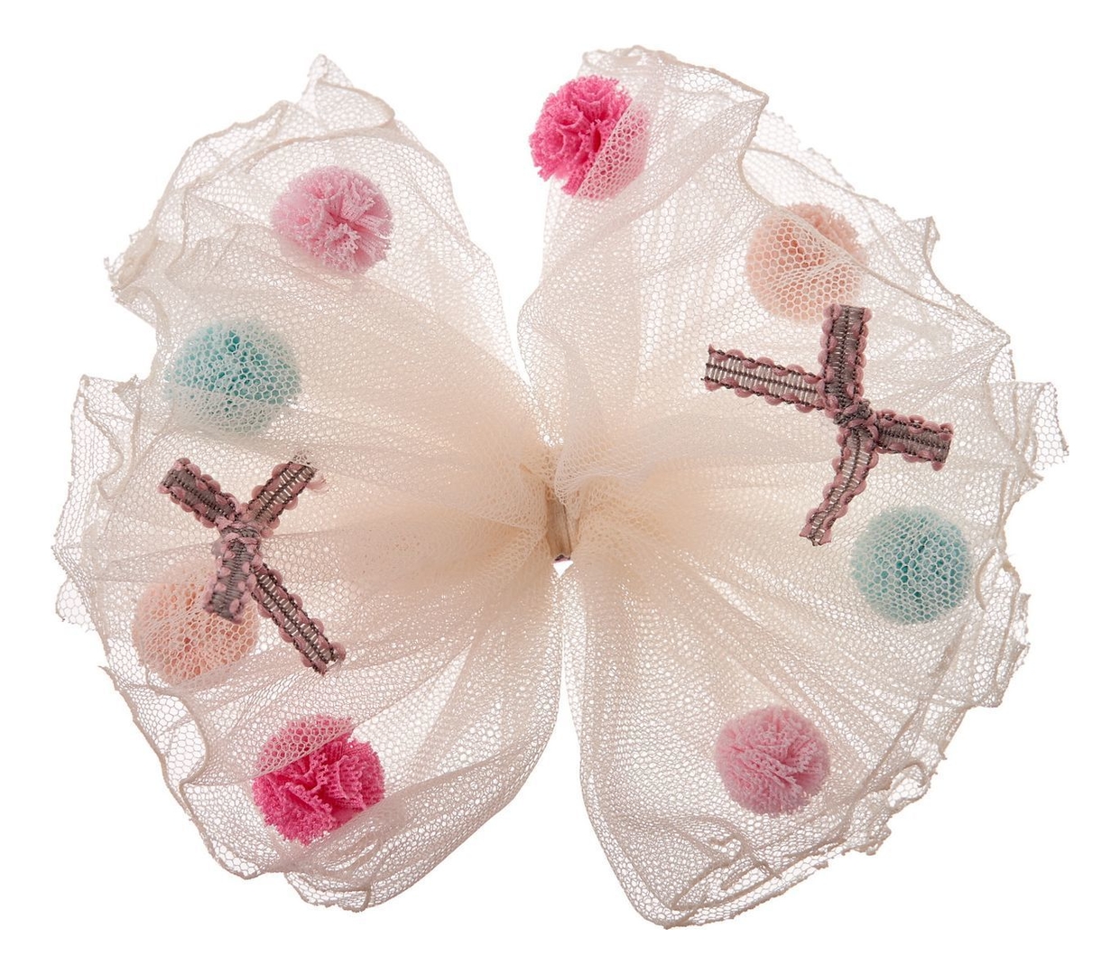 Заколка для волос Бантик: Кремовый AS 1427