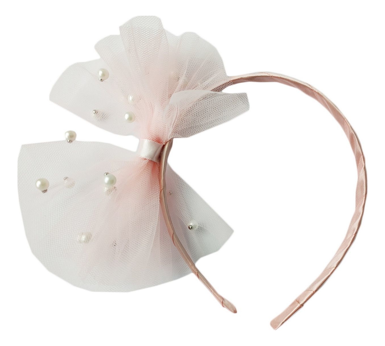 Ободок для волос Бант праздничный: Розовый AS 1353