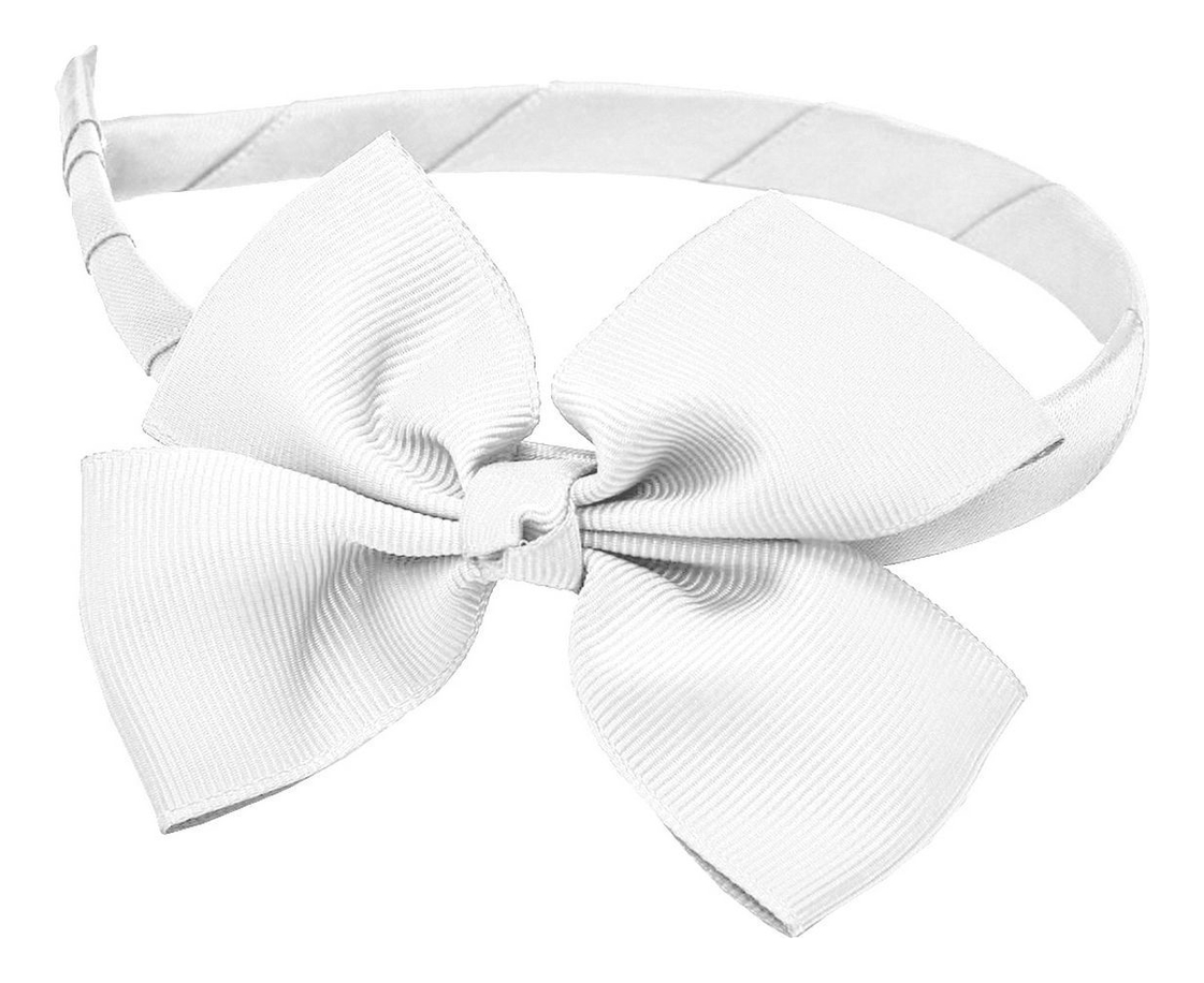 Ободок для волос Бант: Белый AS 1083
